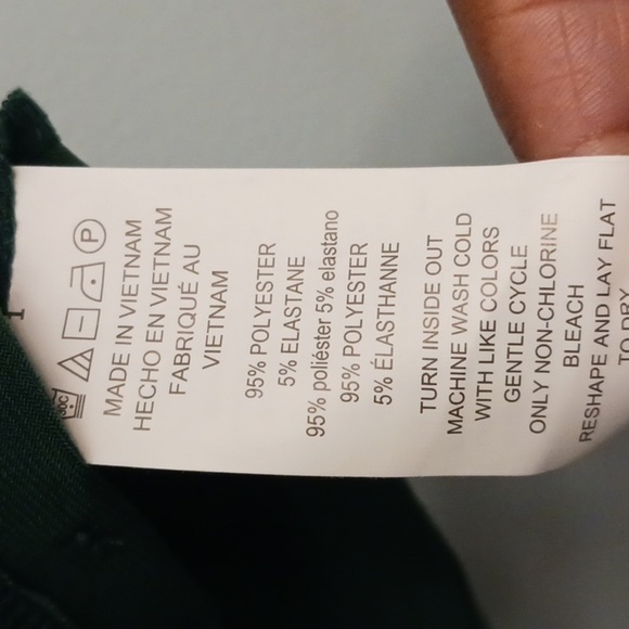 Michael Kors Green Short Sleeve Turtleneck Top size Small St. Patrick's - Picture 6 of 11